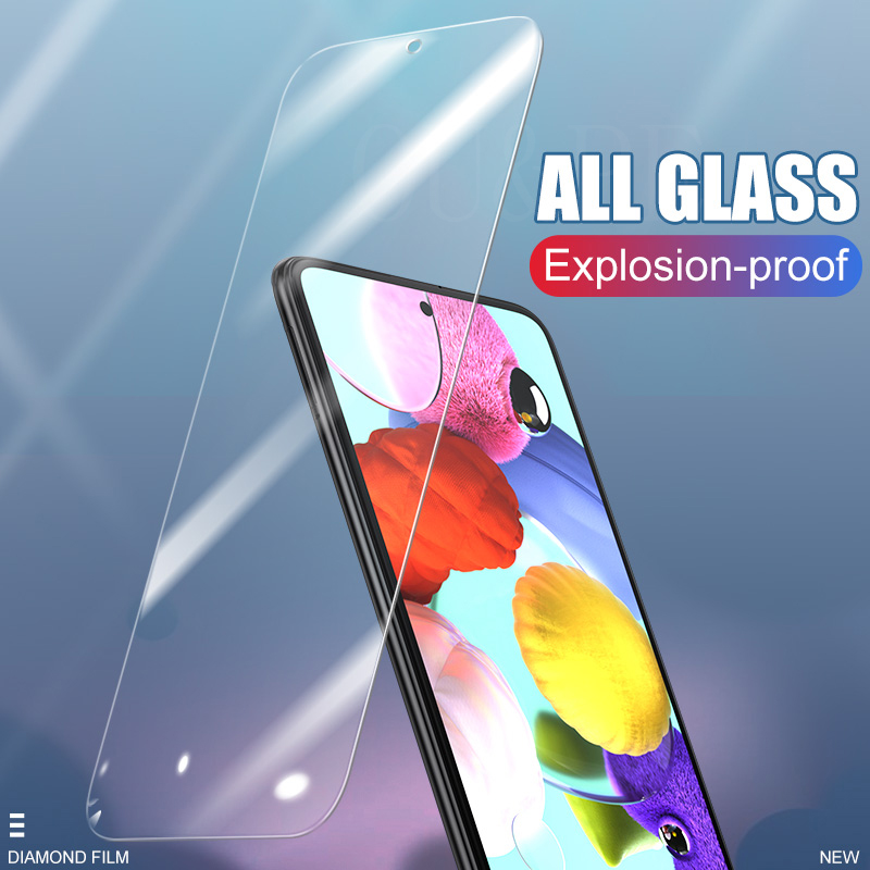 3Pcs Gehard Glas Voor Samsung Galaxy A50 A51 A52 A70 A71 A72 A10 A40 A60 Screen Protector Voor Samsung a20E A30S A31 M31 Glas