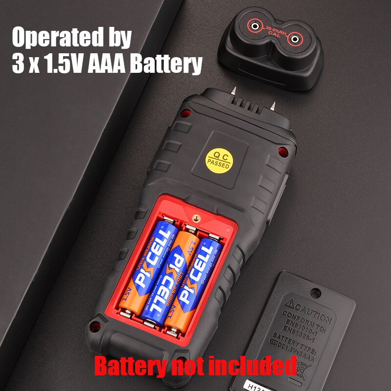 HT632 Digital Multifunctional Wood Moisture Meter Accurately Measuring Wood Moisture Hygrometer Wood Moisture Paper Tester