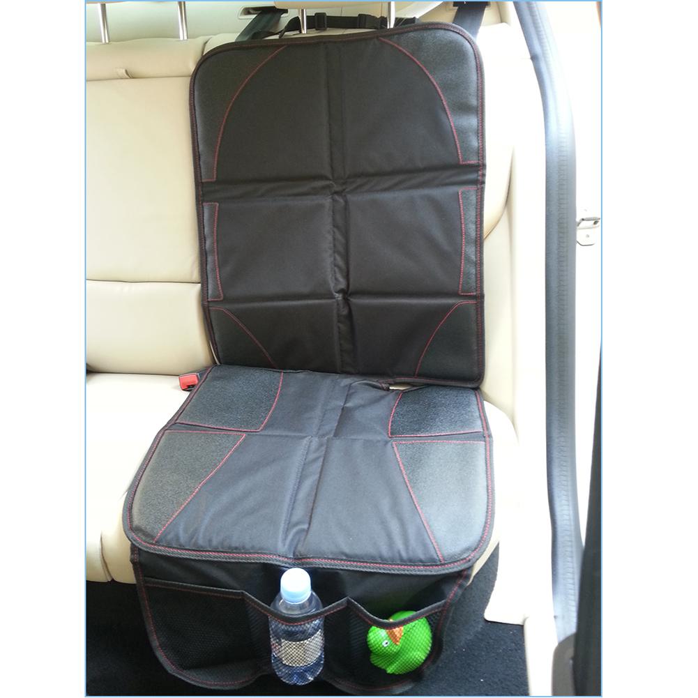 Housse de Protection de siège de voiture | En Polyester PU, tapis de Protection de siège, coussin de Protection de sièges d'enfants, accessoires de voiture noir