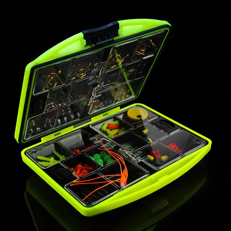 184Pcs Outdoor Vissen Tool Set Box Vissen Kralen Lokken Aas Jig Haak Wartels Visgerei Met 24 Compartimenten Fishing Accessoires doos