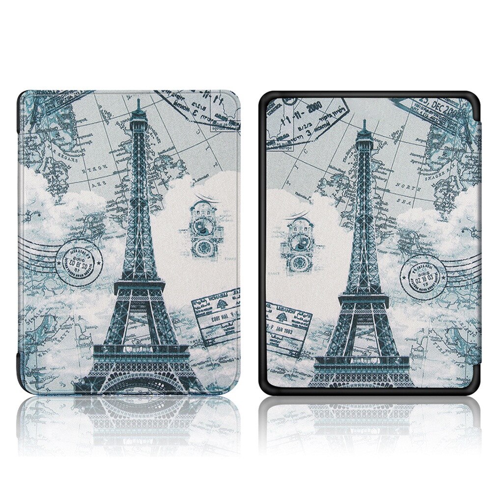 Capa de couro flip suporte capa para todos os novos kindle 10th generation 2019