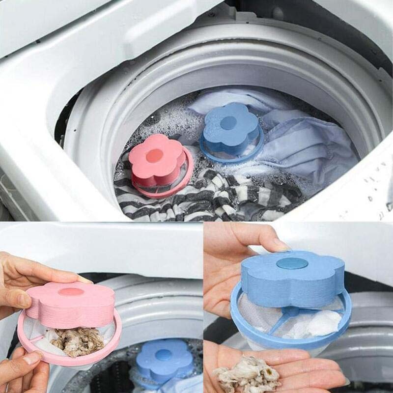 Washing Machine Filter Bag Mesh Filtering Hair Removal Device Wool Floating Washer Laundry Cleaning Needed
