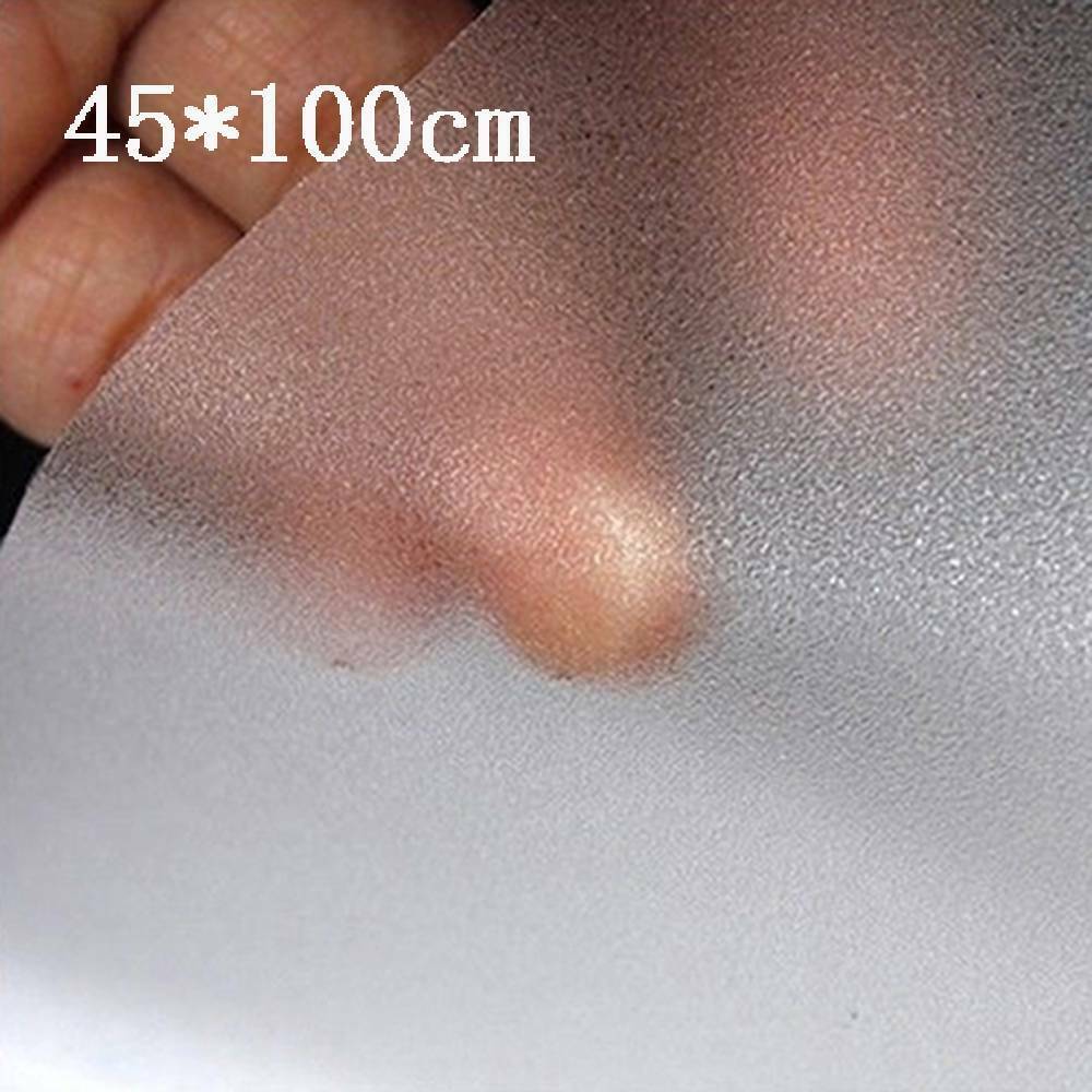 Self Adhesive Privacy Frosted Film Opaque Sticker 45*100cm For Window Glass