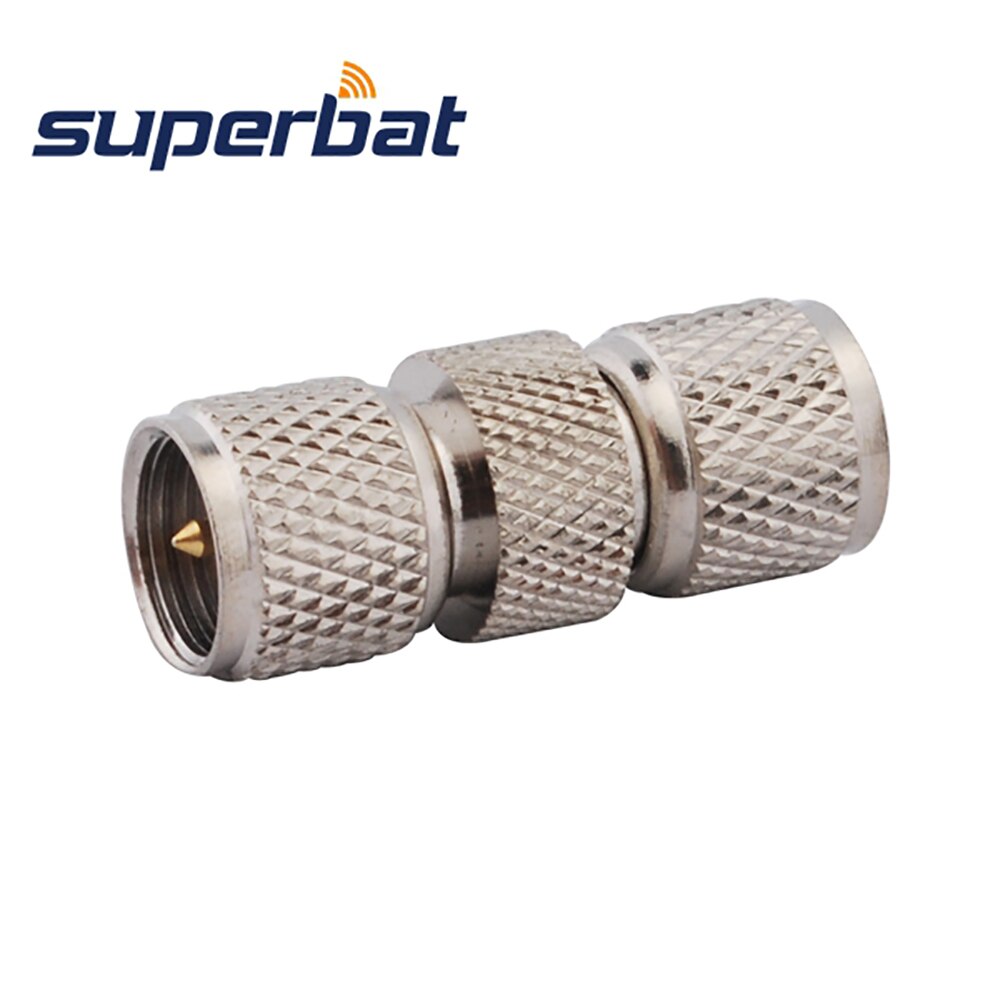 Superbat 5Pcs Mini-Uhf Adapter Mini-Uhf Stekker Naar Stekker Rechte Rf Coaxiale Connector