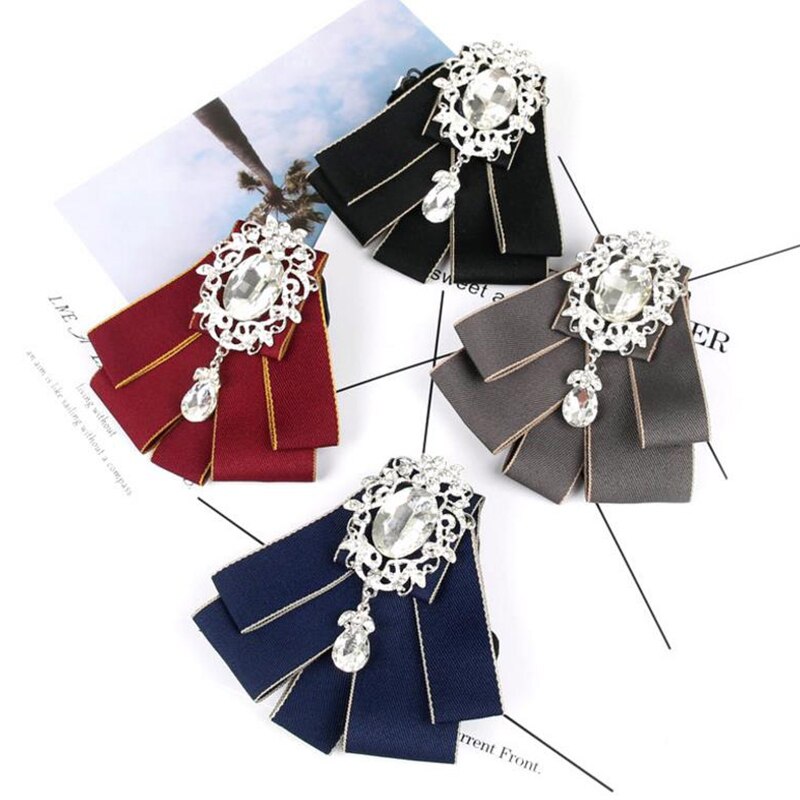Lazo de cinta para cuello, corbata para mujer, camisa de vestir para bodas, blusa, corbatas de seda, pajarita para el mejor hombre, accesorios para el conjunto del cuello del novio