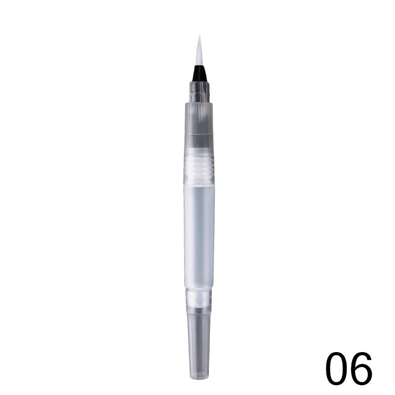Pinceau rechargeable couleur de l'eau pinceau crayon Portable doux aquarelle pinceau stylo pour débutant peinture dessin Art fournitures: 06