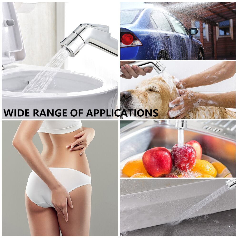 Toilet Handheld Shattaf Bidet Sprayer Shower Head Balcony Cleaning Accessories Shower Faucet Muslim Shower Head Ducha Higienica