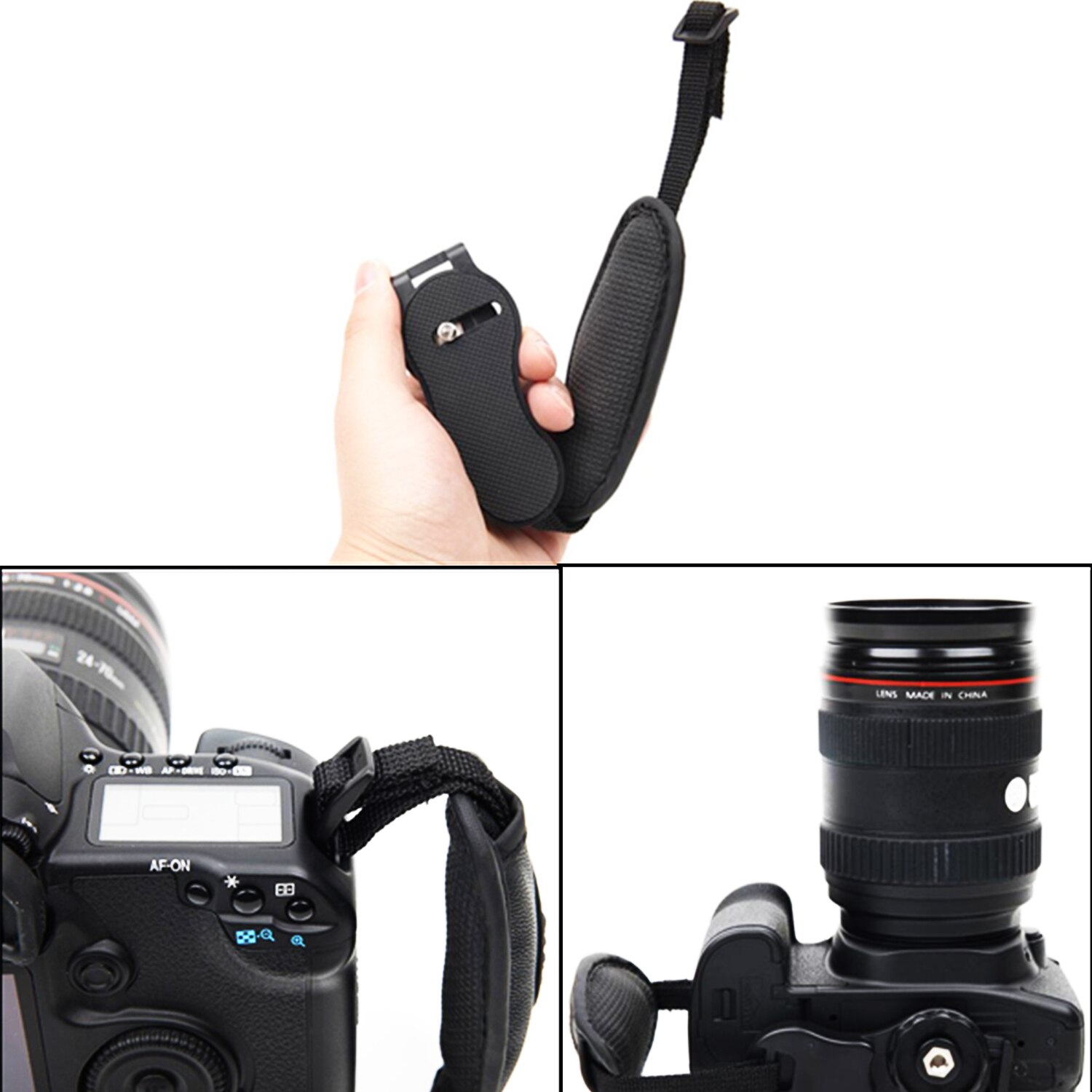 Besegad digitalkamera rem hand handledsbälte för canon nikon sport stabilisator sladd rep för film slr dslr kamera bälte tillbehör