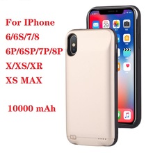 10000mAh Battery Charger Case For iphone 6 6s 7 8 Plus Power Bank Charging Case For iphone X XS Max XR 6 s power bank Case