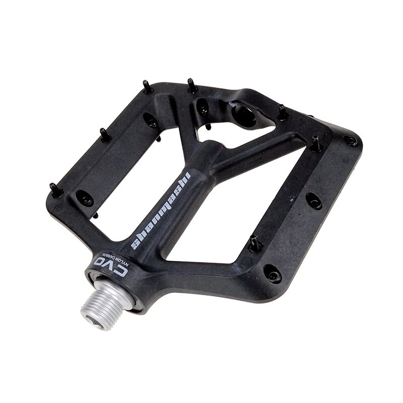 SHANMASHI CVO Bigfoot Nylon Carbon Fiber Bearing Pedal Mountain Bike Road Bike Pedal Comfortable Bicycle Pedal 333g/Pair