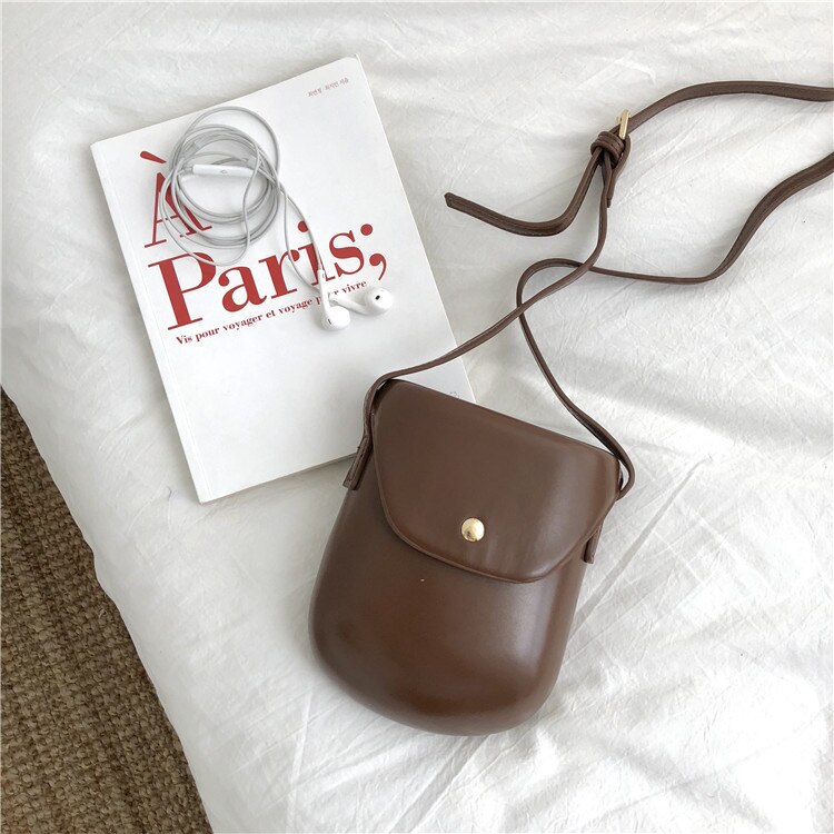 Zenos 2020 zwykły kolor kształt muszli torby dla kobiet regulowany pasek mini zwykły Femal skórzana torba: brązowy