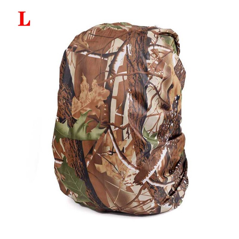 Camouflage Rugzak Cover Waterdichte Stof-weerstand Rugzak Cover Voor Outdoor Travel Wandelen Camping Klimmen bag: Jungle-L