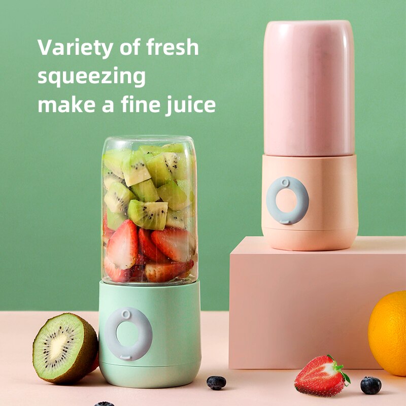 Electric Portable Blender Hand USB Rechargeable Mixer Fruit Orange Juicer Machine Personal Lemon Squeezer Juicer Mini Blender