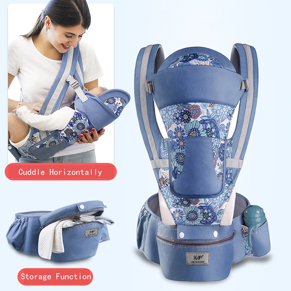 Baby Carrier Ergonomic Baby Carrier Soft Breathable Adjustable Multi-Function Ergonomic Carrier 0-48 months: EM0426
