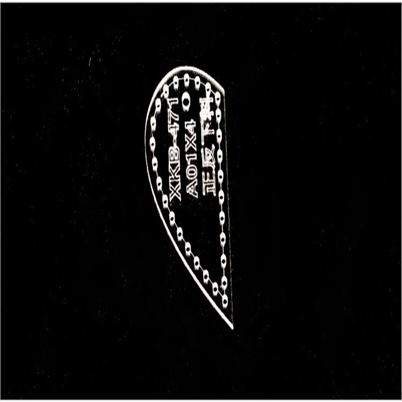 Lychee Life Heart Shaped Sewing Pattern Acrylic Couple Pendant Stencil Template DIY Handmade Leather Crafts Supplies
