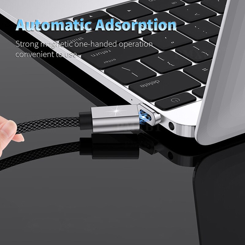 Magnetische USB Typ C PD Kabel Doppel USBC Männlichen Zu Männlichen 5A 100W Super Schnelle Ladung Für Macbook ipad Profi Huawei Typ-C zu USB-C Schnur