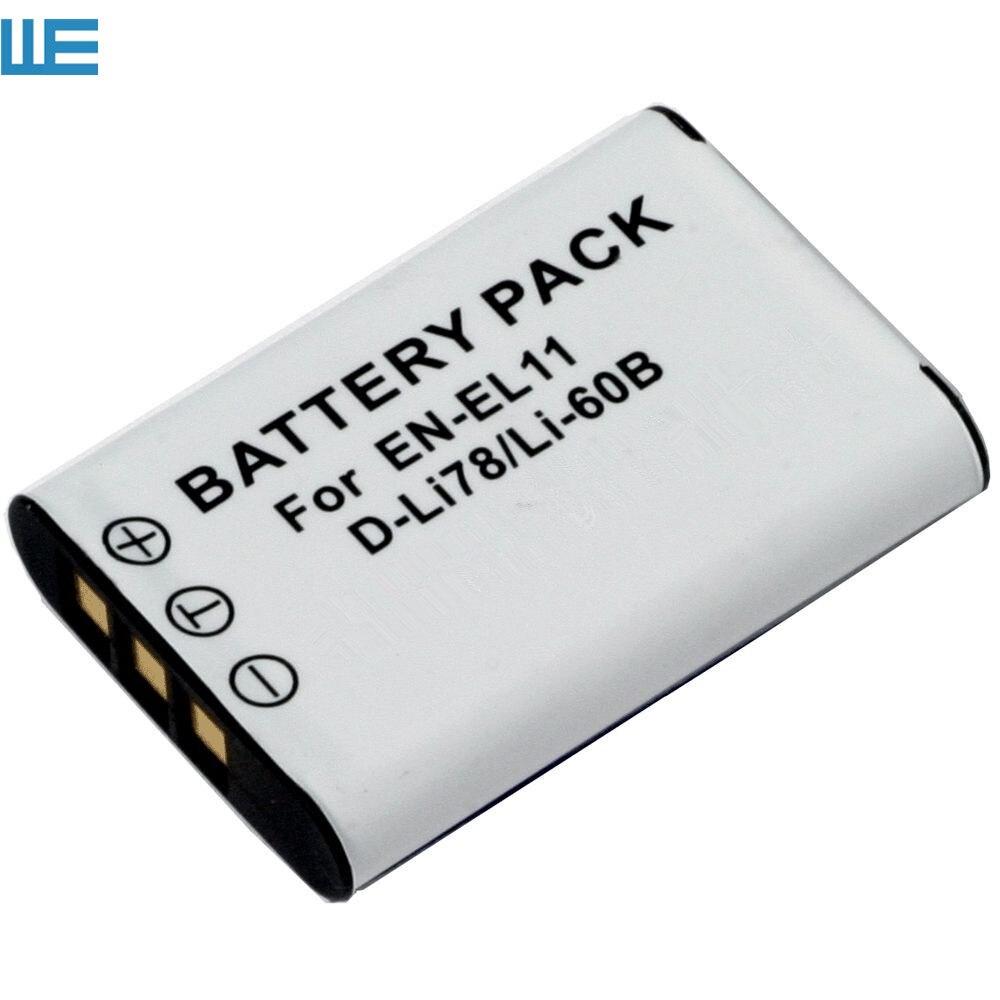 D-LI78 DLI78 EN-EL11 EL11 Battery for Pentax Optio S1 M50 M60 V20 W60 L50 W80.