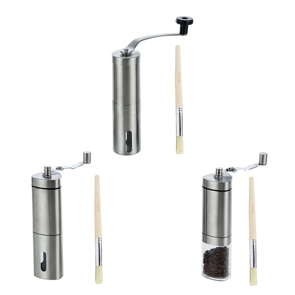 Manual Coffee Grinder Coffee Maker Ceramics Core Stainless Steel Hand Burr Mill Grinder Ceramic Corn Coffee Grinding Machine