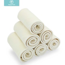 Happy Flute 10pieces/lot 3 layers hemp diaper nappies