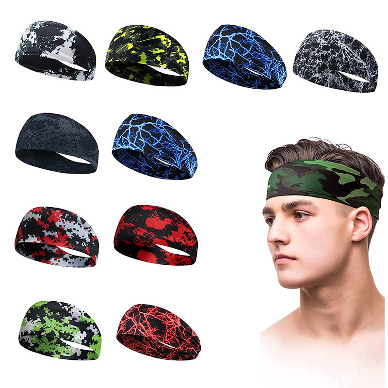 Banda antisudor para Fitness Unisex, diadema para correr, deportes, absorbente, Yoga, 1 ud.