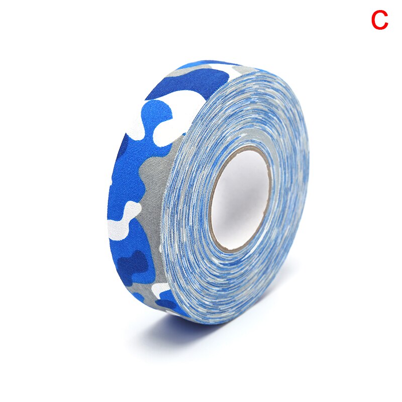 1Roll Hockey Stick Tape Multipurpose Colorful Sport Safety Cotton Cloth Enhances Ice field Hockey badminton Golf Tape: C