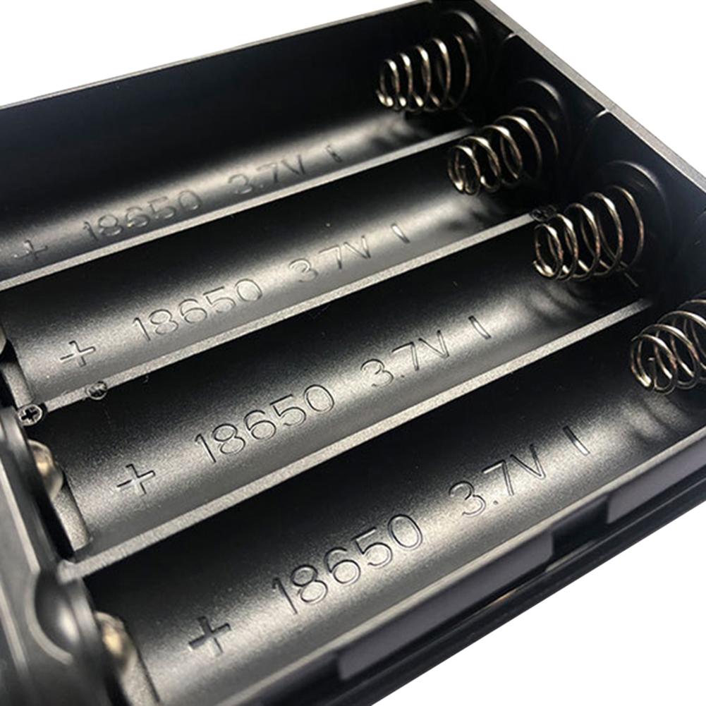 Multifunctionele Handig 4 Slot 18650 Batterij Oplader Lcd-scherm Diy Mobiele Power Bank Case Behuizing