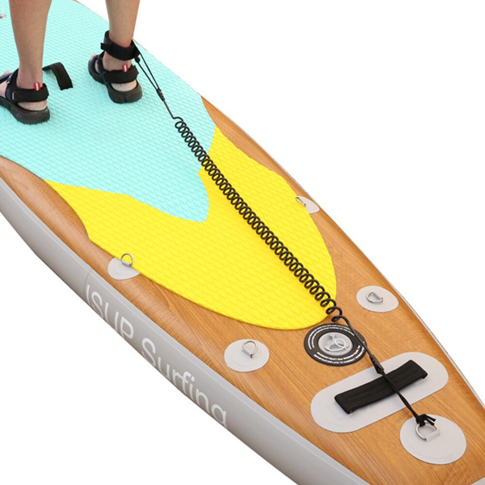 KEEP DIVING 55.5cm Ankle Leash Surfing Elastic Coiled Stand UP Paddle Board Leg Rope Surfboard Ankle Leash