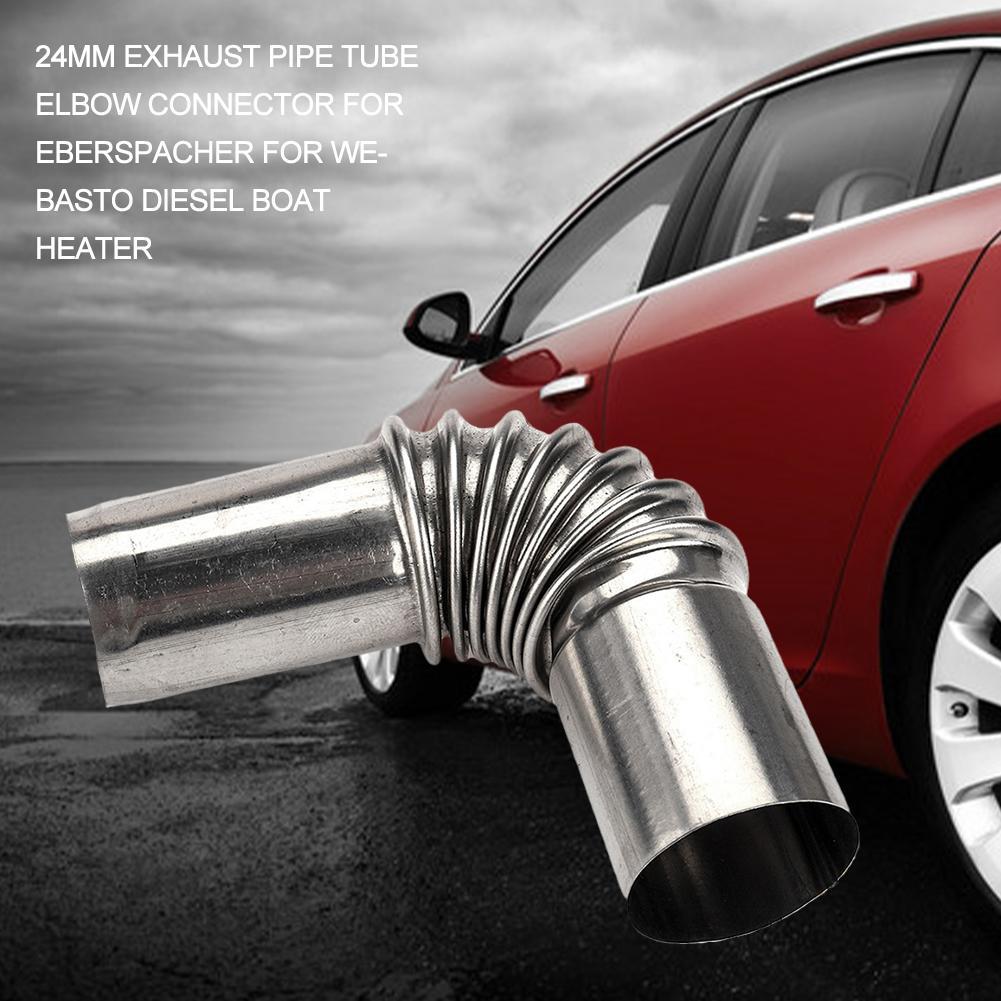 Connecteur de tuyau d'échappement coudé pour chauffage de voiture, 24mm, pour Webasto eberzaecher Parking