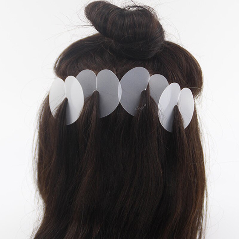 Lot de 50 extensions de cheveux, protection contre la chaleur, fusion, gabarit, protection du cuir chevelu