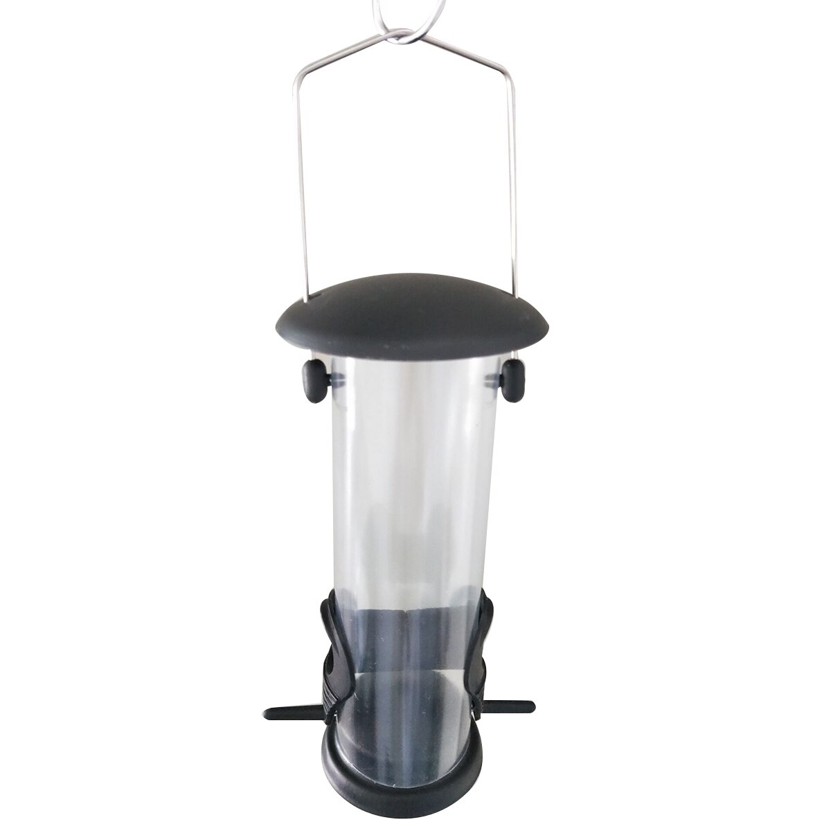 Large Capacity Transparent Bird Feeder, Outdoor Hanging Feeding Coop for Pigeon, Pecker, Sparrow, Aves: Default Title