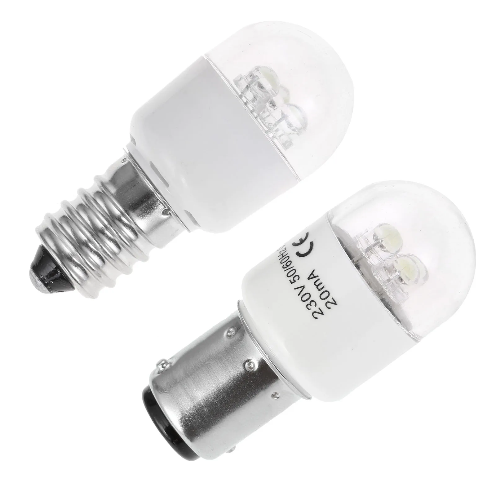 Ampoule LED pour Machine à coudre, BA15D/E14, AC 190-250V 0.5W, 1 pièce, pour Singer, Brother, Butterfly, Juki Pfaff