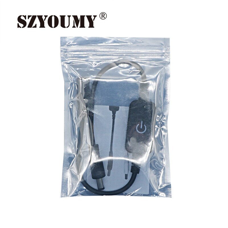 SZYOUMY itouch Led dimmer DC12-24V 4A dimmer controller with DC brightness adjust on/off switch for single color led strip