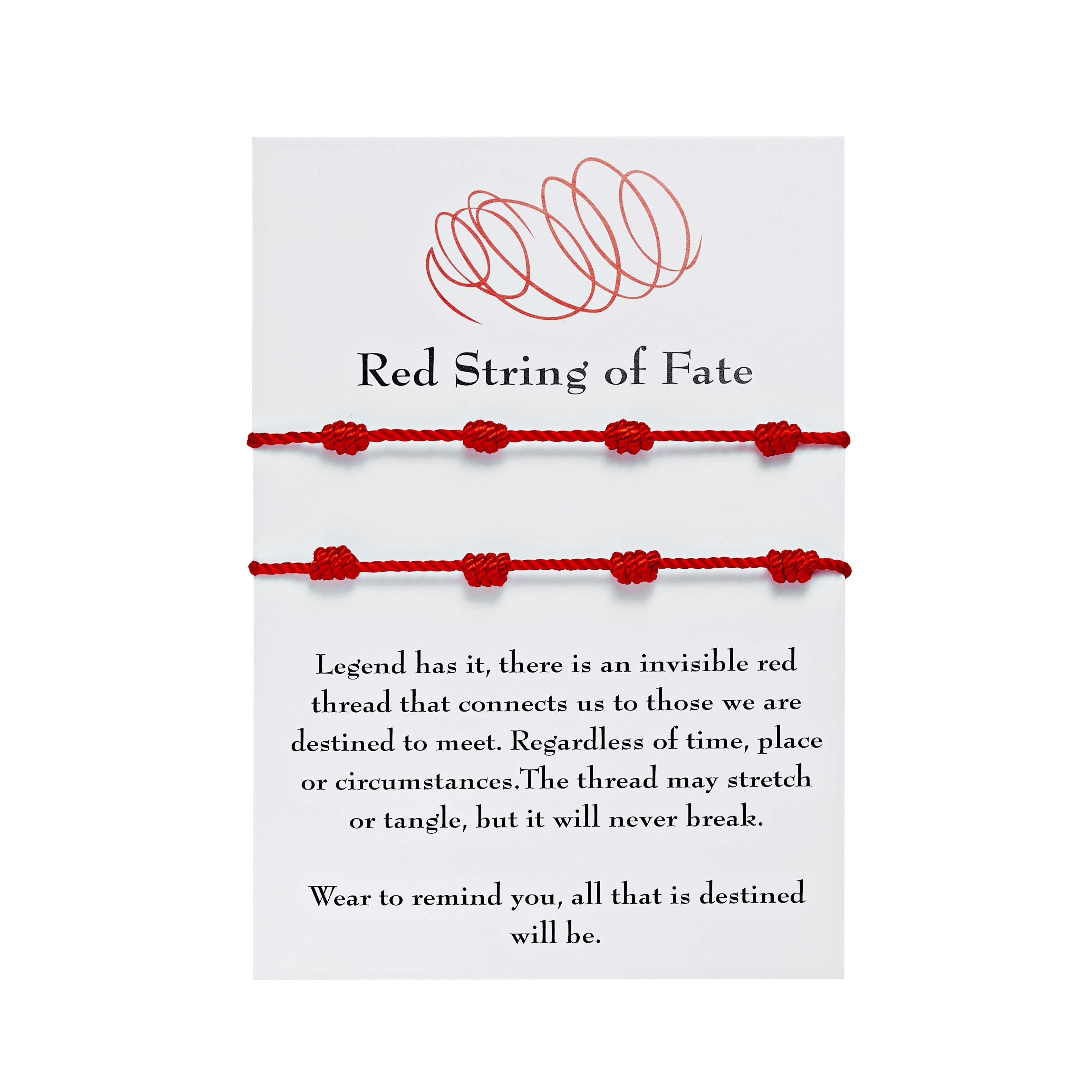 Mode Rood Touw Gevlochten Armbanden Handgemaakte Mode-sieraden Voor Vrouwen Meisjes Vrouwelijke Vriendschap Rode String Van Fate Armbanden: VERMEIL