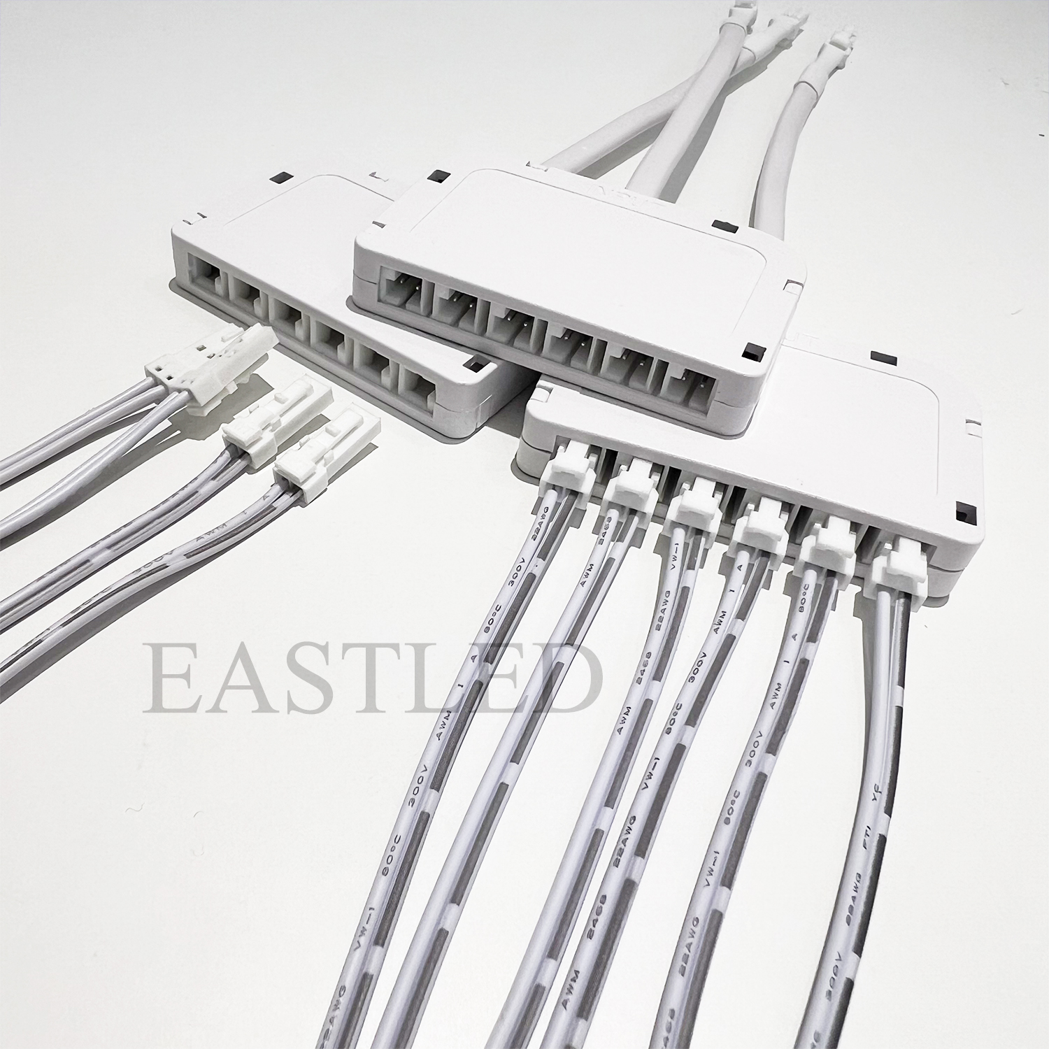 Cable de extensión de luz para armario de cocina, Cable Dupont de 14cm, 30cm y 60cm, enchufe macho a hembra de 2 pines, conectores de luz LED, línea de doble extremo