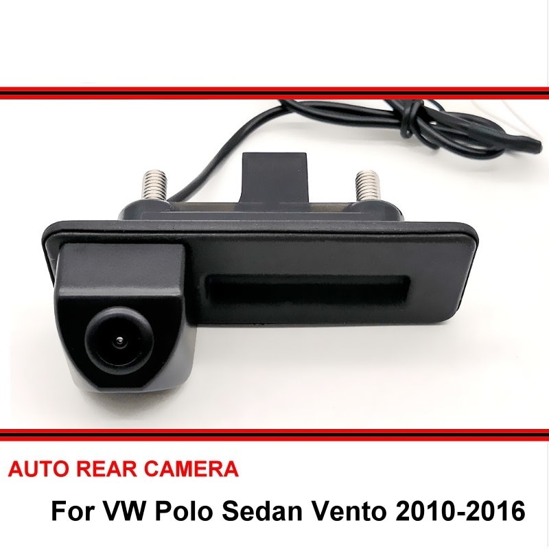 For VW Polo Sedan Vento Car Trunk Handle camera Rear View Reversing Parking backup Camera