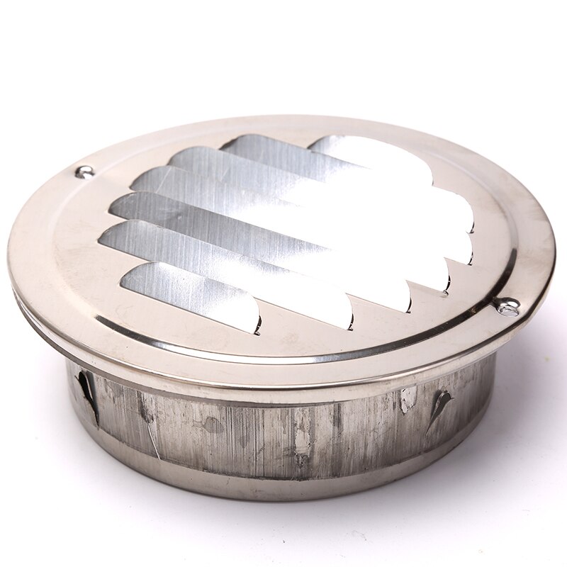 1pc Stainless steel Exterior wall air outlet vent grille 70-200mm round duct cap