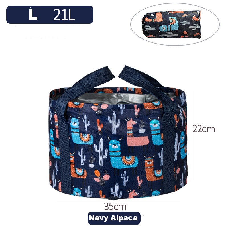 Portable Bucket Foldable Water Basin Foot Soaking Bag Large Capacity Outdoor Ice Bucket Home Picnic Fishing Bucket Bathtub: O