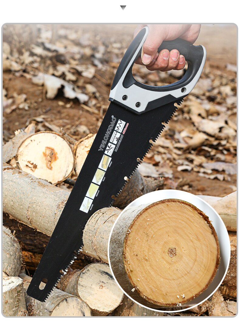Heavy Duty Extra Long Blade Hand Saw For Wood Camping, Dry Wood Pruning Saw With Hard Teeth