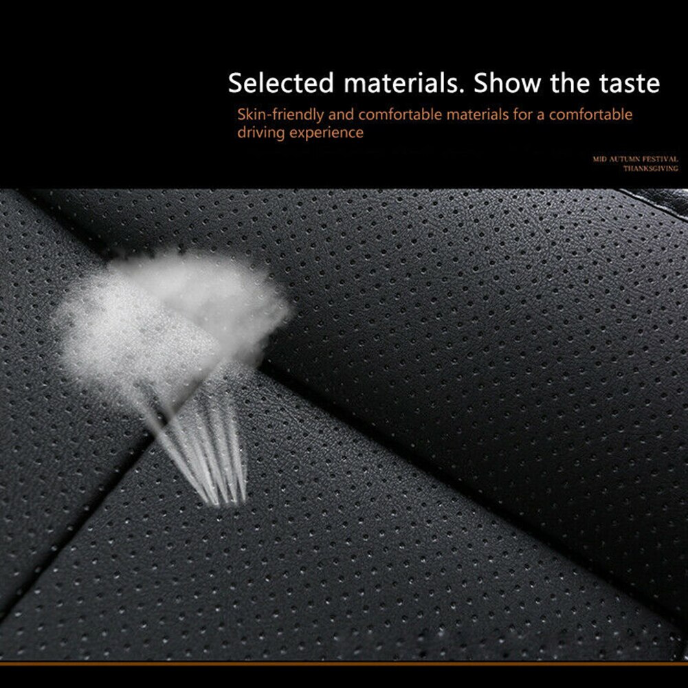 Car Seat Cushions PU Leather Car Seat Cover Car Seat Protector For Car Driver And Passenger Seat Car Accessories