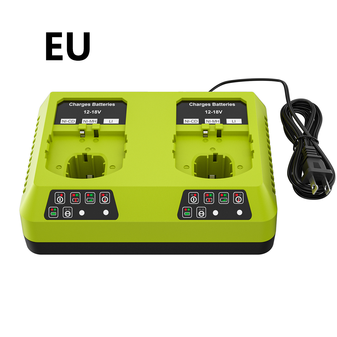 Voor Roybi P108 Batterij 6000mAh Met 6A Dual Charger Vervangende Batterij Voor Roybi 18V EEN Systeem P102 P103 P104 P105 P107 P109: royal blue