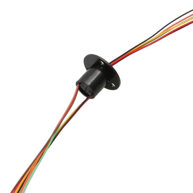 1PC 2/4/6/8/12/18/24/36 Channels Wires Capsule Slip Ring 1-2A Slipring 8.5/12.5/15.5/22mm Mini Rotary Conductiv Joint Connectors: Dia 12.5mm 6ch 2A