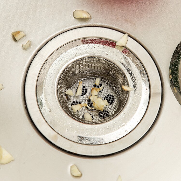 Kjøkkenvask silproppdeksel rustfritt stål tjener hårfanger felle gulv avfall plugg vask filtre lavabo