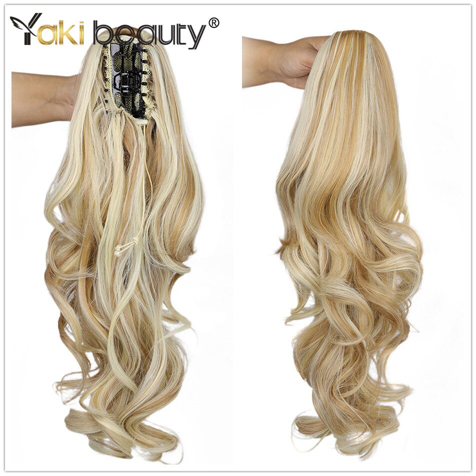 Synthetische Claw Op Paardenstaart Lange Body Wave... Grandado