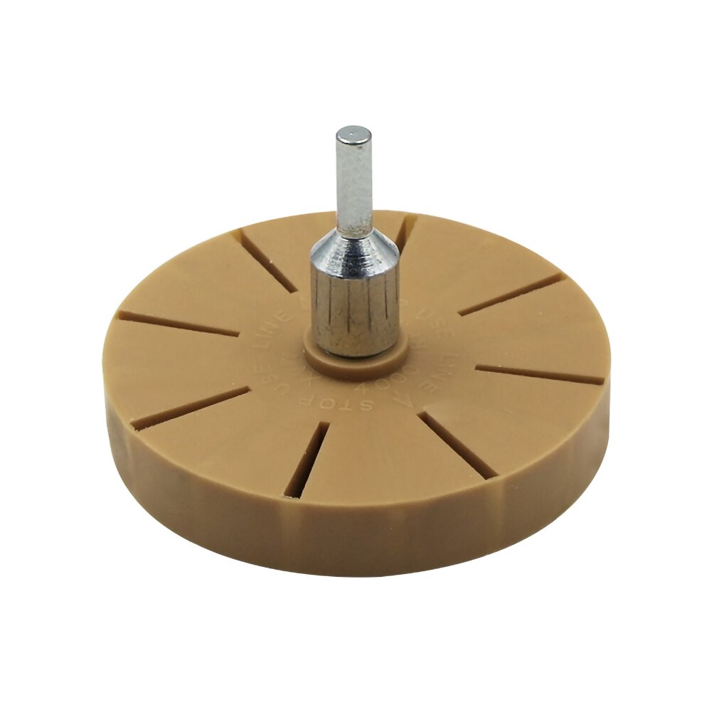 Decal Removal Eraser Wheel Heavy Duty Rubber Eraser Wheel Pinstripe, Adhesive Remover, Vinyl Decal, Graphics Removal Tools Ship