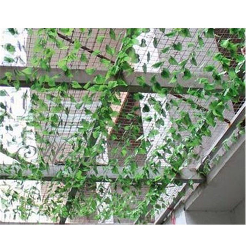 2m 30 stk blade kunstig vedbend hængende krans blomster vinstok til diy hjem bryllup blomster væg have hegn indretning