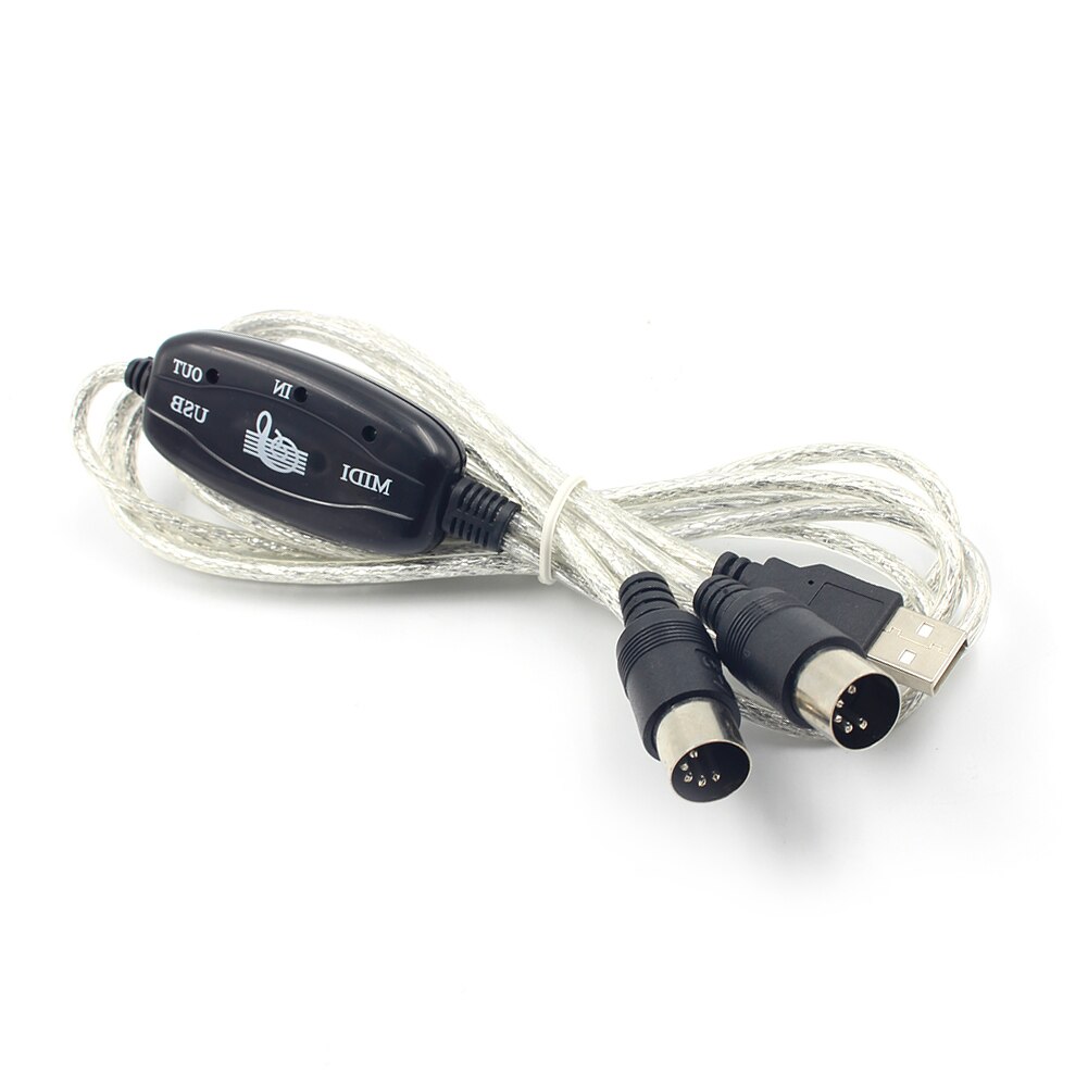2m Midi- Kabel zu USB in-aus Konverter PC zu Tastatur Musik Adapter Kabel
