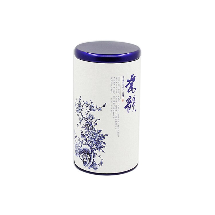 Xin Jia Yi Verpackung Papier Runde Tee Fälle Doppel Metall Deckel Karton Rohr Kaffee Papier Zylinder Container: 9.9x19cm