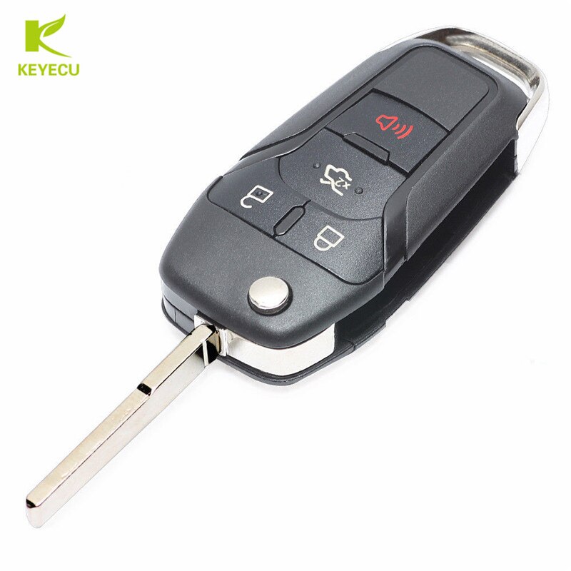 KEYECU Replacement Smart Remote Flip Key Keyless Entry Fob 4Buttons 315MHz for Ford Fusion FCC ID: N5F-A08TAA