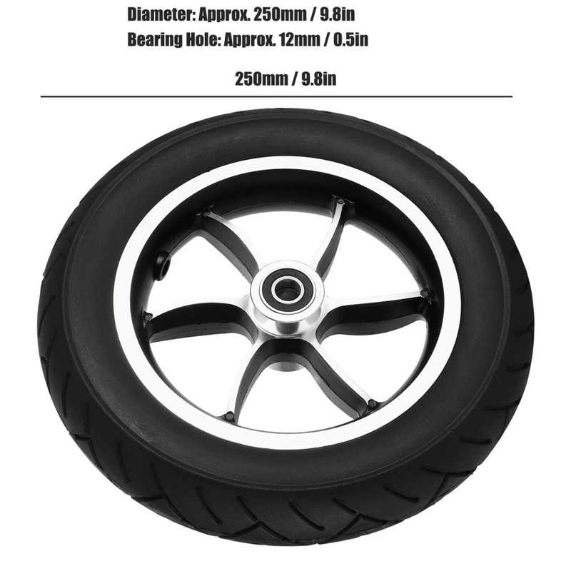 Wheelchair Tire Explosion‑Proof Solid Wheel Tyre Inflatable-Free for Wheelchairs for Rollators