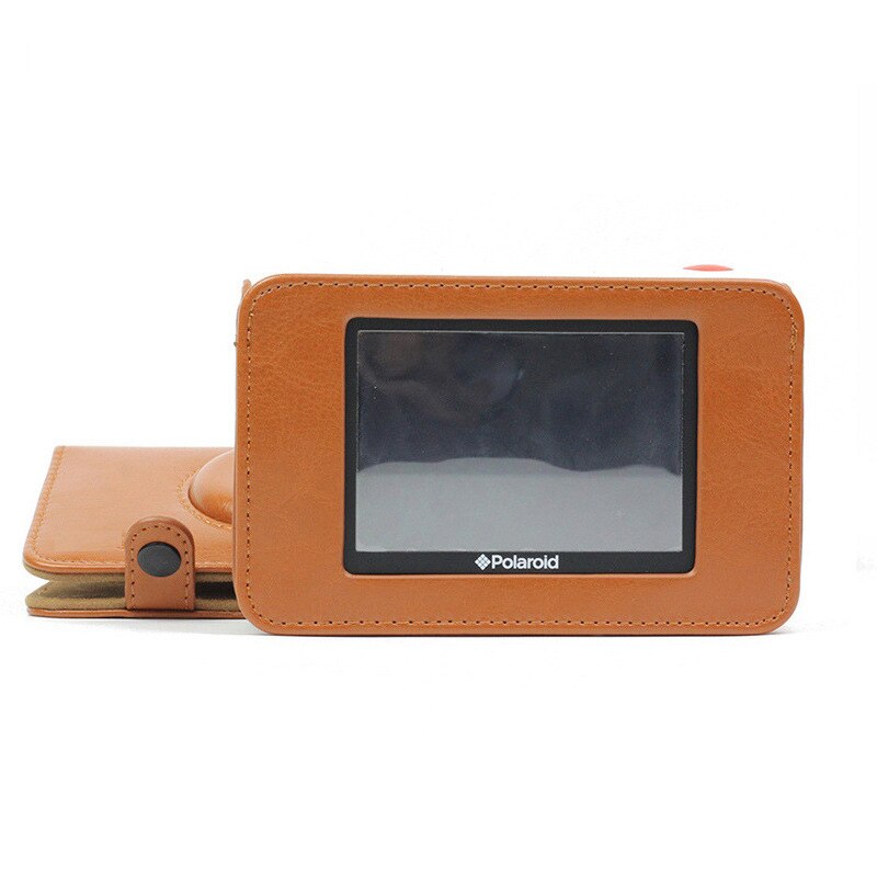 PU Leather Protection Bag Case Cover For Polaroid Snap Touch Instant Film Photo Camera with Shoulder Removable Strap